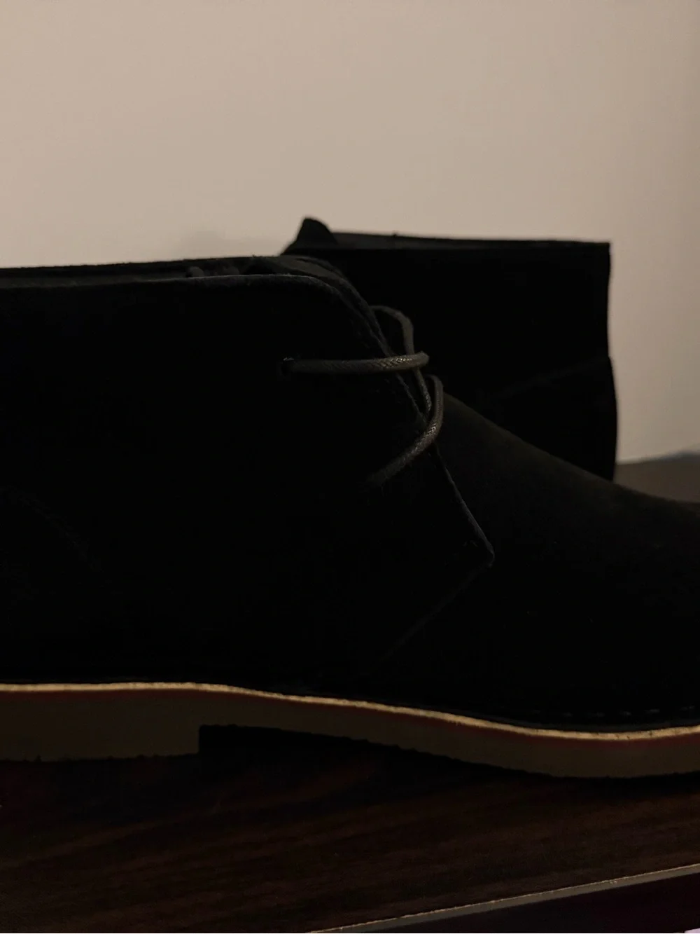 Propet Men's Black Suede Chukka Boots - Classic Lace-Up NIB